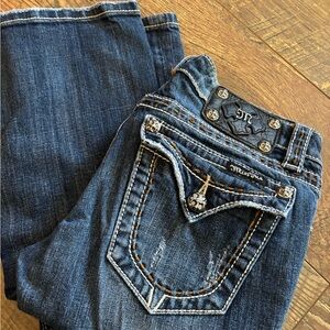 Miss Me Women's Dark Blue Boot Cut Jeans